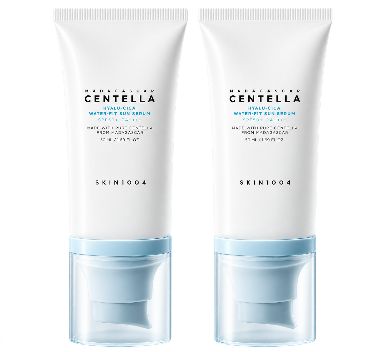 Madagascar Centella Hyalu-Cica Water-Fit Sun Serum Twin Pack