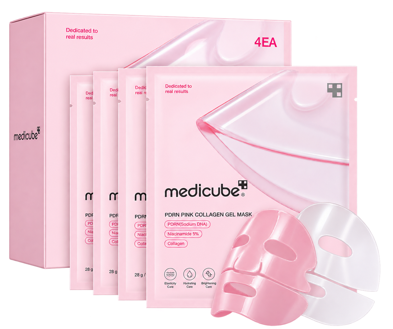 PDRN Pink Collagen Gel Mask Set